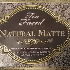 Too Faced Natural Matte eye shadow collection